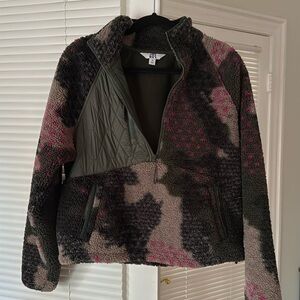 Joy Lab half zip fleece/sherpa and quilted jacket